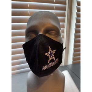 Dallas COWBOYS Face Mask with Adjustable Ear Loops